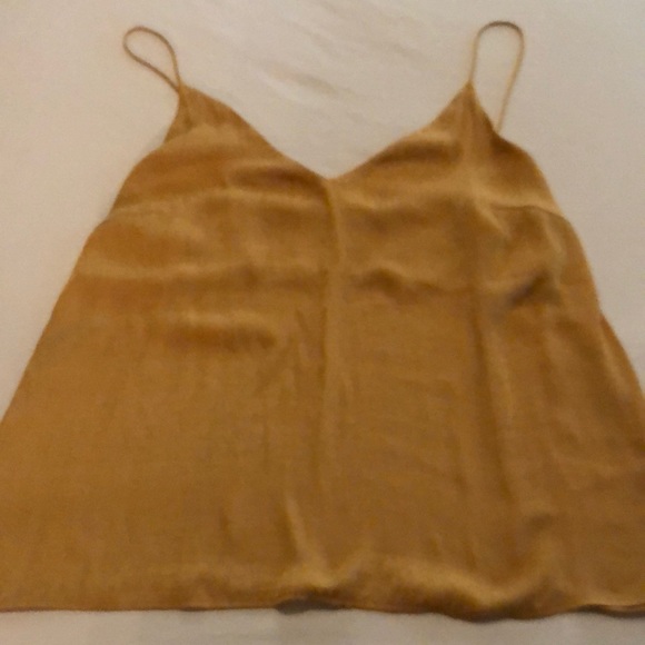 H&M gold tank top size 12 - Picture 2 of 9